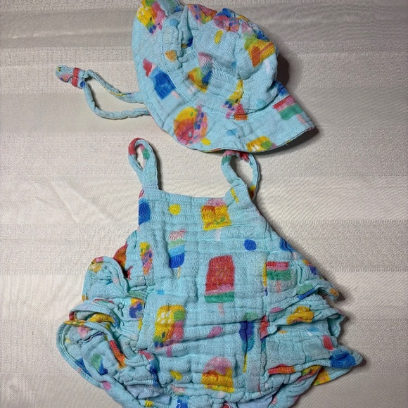 Angel Dear, Romper and Hat, Size 0 to 3 months - Picture 1 of 4